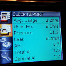 what is a good ahi reading on cpap machine