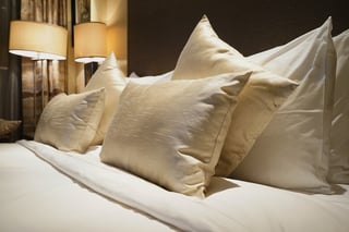 The testing room in an independent sleep clinic may look more like a hotel than a hospital.
