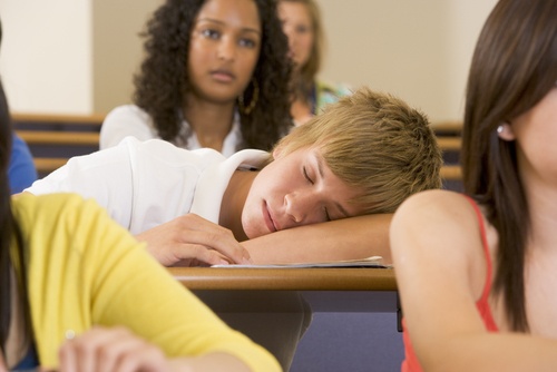 school start times and drowsy driving in teens